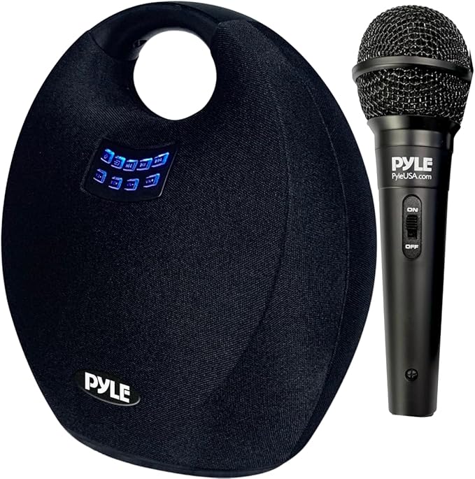 Pyle Wireless Portable Bluetooth Speaker, with Built in Rechargeable Battery, Clear Surround Sound, 220 Watt Waterproof Speaker for Indoor and Outdoor Activities