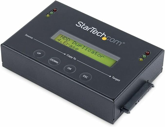 StarTech 1:1 SATA Duplicator with Image Manager, 6GB/min, LCD (SATDUP11IMG)