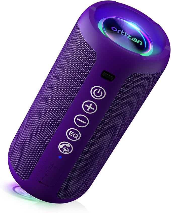 Ortizan X10 Portable Bluetooth Speaker, IPX7 Waterproof, Wireless