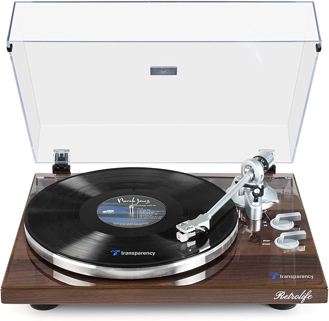 Retrolife® Vinyl Record Player with BT Wireless Output