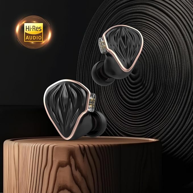 Hidizs MS3 in-Ear Monitors, 2BA+1DD Hybrid IEM Wired Earphones, Includes 3 Pneumatic Tuning Filters - Exclusive Adjustable Soundstage for Instruments, Detachable Cable for Audiophile/Musician 3.5mm
