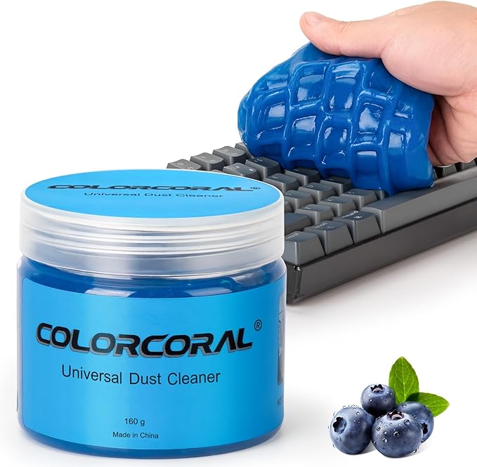 ColorCoral Cleaning Gel Dust Cleaner for PC Keyboard Car Detailing, 160g