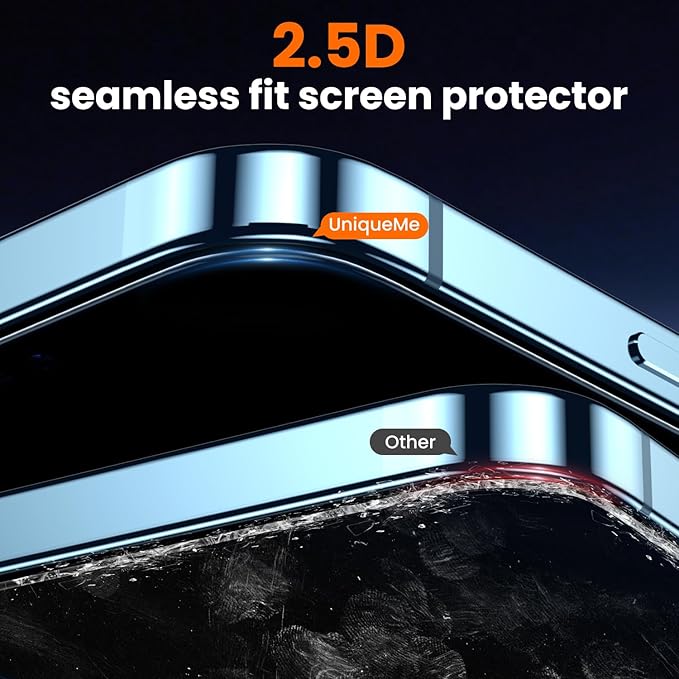 UniqueMe 2 Packs for iPhone 12 / iPhone 12 Pro Screen Protector