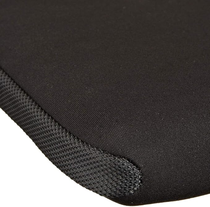 Amazon Basics 17.3-inch Laptop Sleeve, Protective Case with Zipper - Black