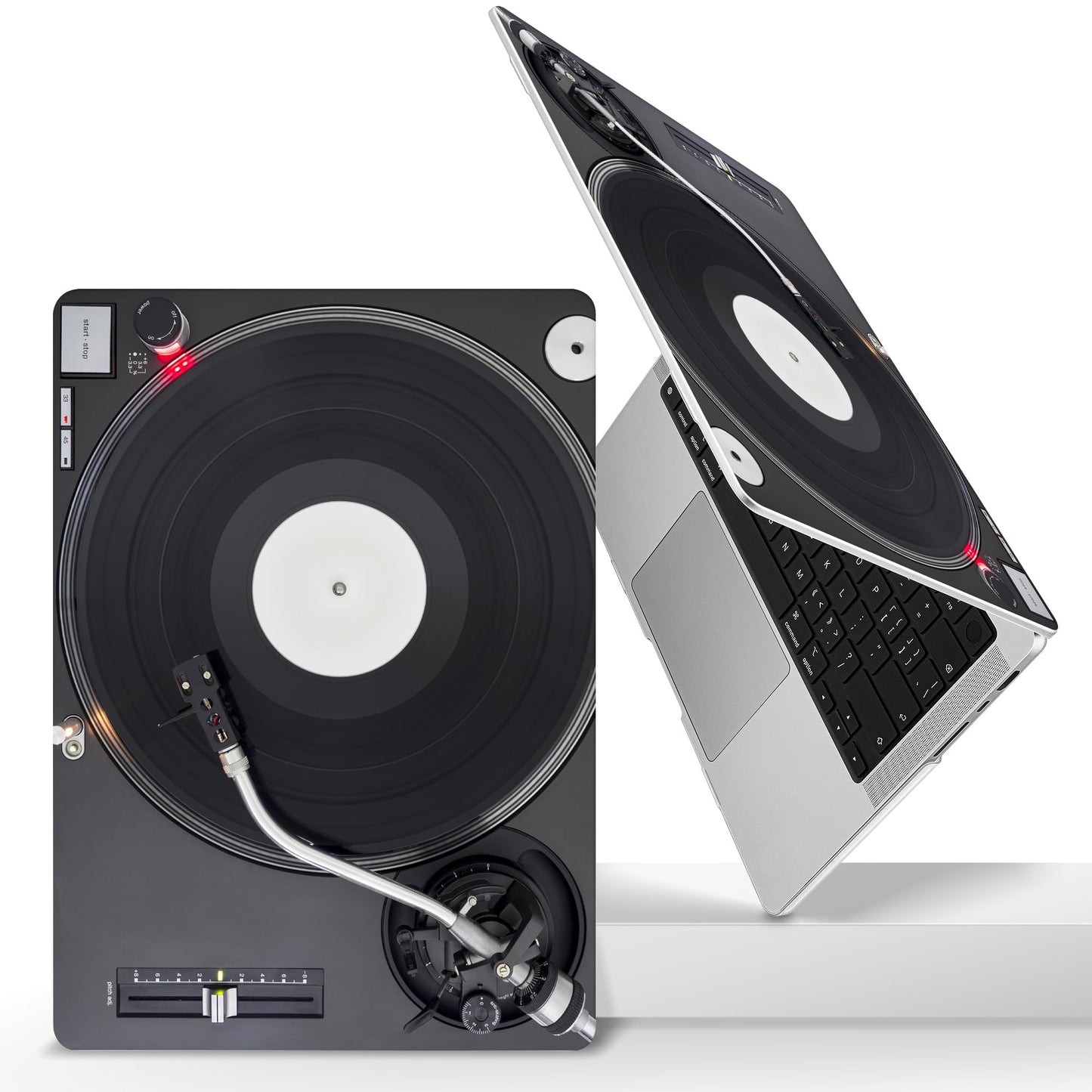 Lepeoac Case for 2026-2021 MacBook Pro 16-inch M5/M4/M3/M2/M1, DJ Turntable