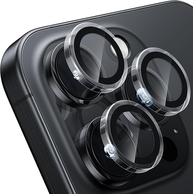 WSKEN for iPhone 16 Pro/iPhone 16 Pro Max Camera Lens Protector