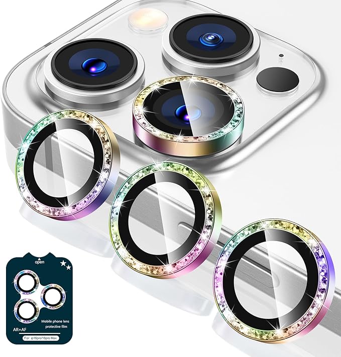 Tensea Camera Lens Protector for iPhone 16 Pro Max/16 Pro/15 Pro Max/15 Pro