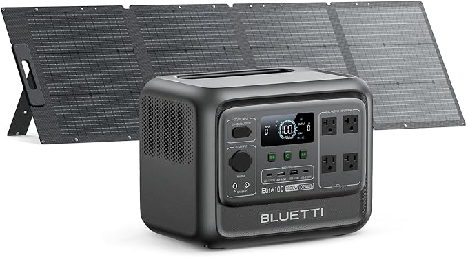 BLUETTI Elite 100 V2 Portable Power Station for Camping 1024Wh 1800W