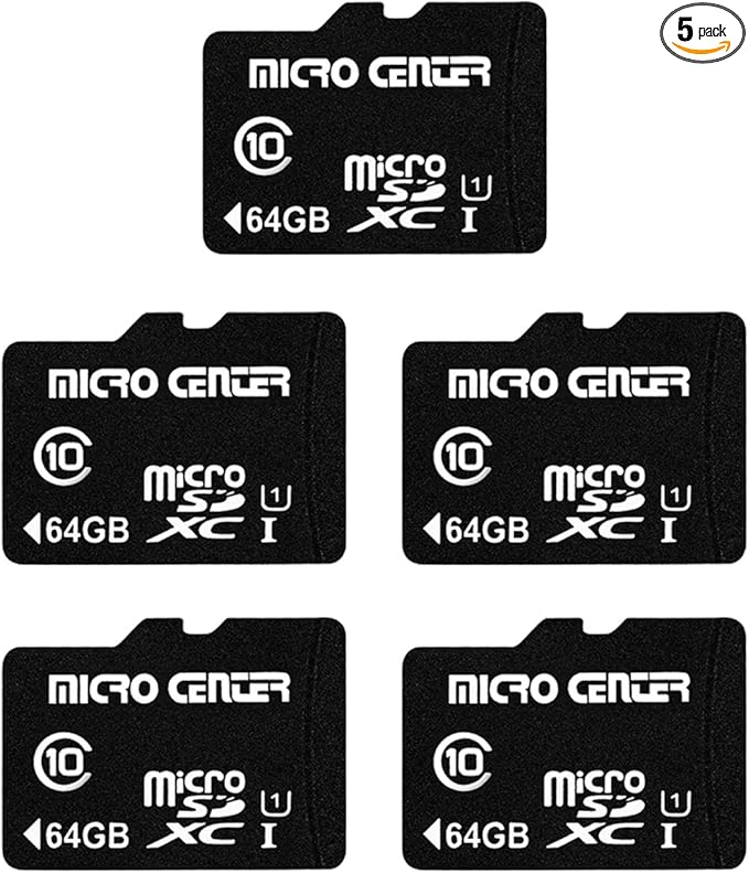 Micro Center 16GB Class 10 MicroSDHC Flash Memory Card with Adapter, 10Pack