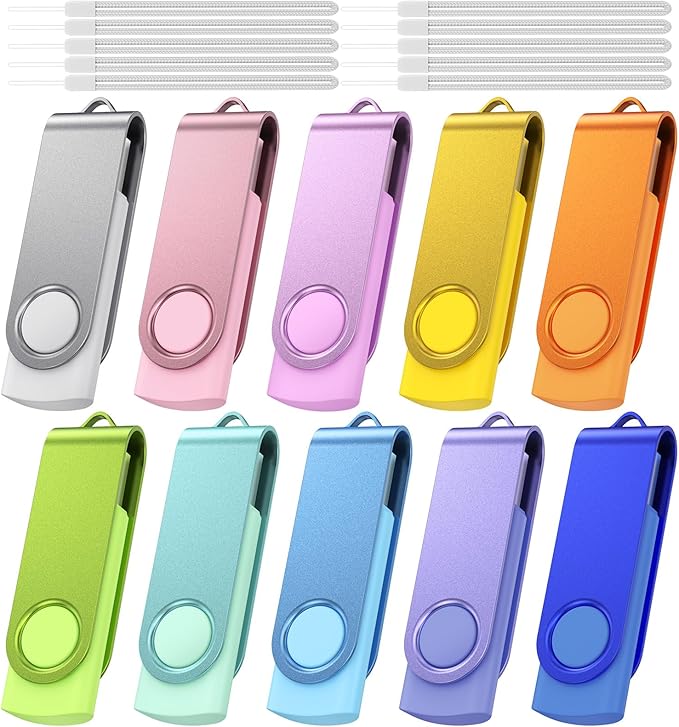 Kepmem 32GB USB Flash Drives 10 Pack 32 GB Thumb Drives Portable