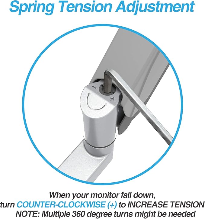 AVLT Dual Extended 13"-32" Monitor Wall Mount fits Two Flat/Curved Computer Monitor Full Motion Height Swivel Tilt Rotation Adjustable Monitor Arm - VESA/Cable Management