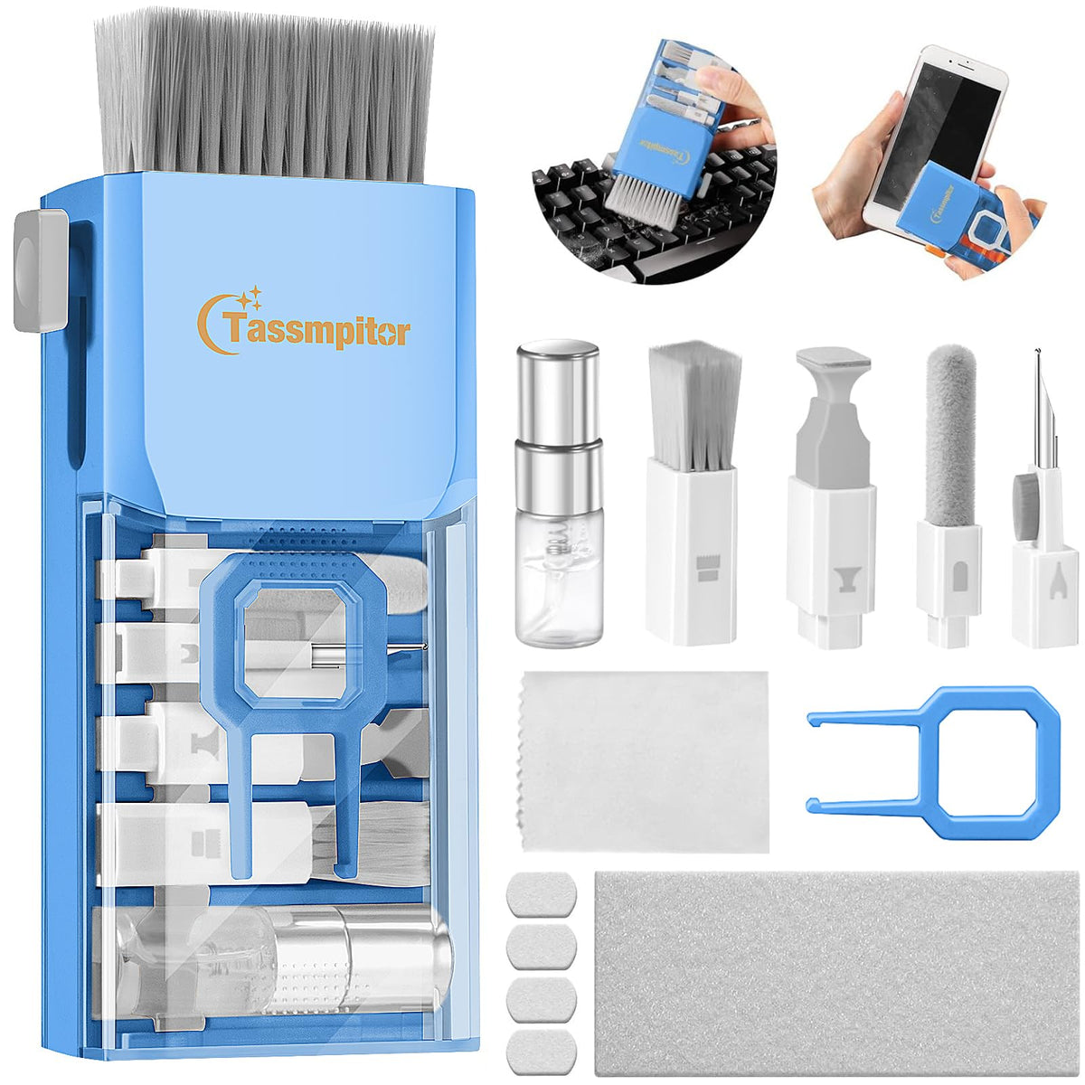 Keyboard Cleaner & Laptop Cleaning Kit for Computer Screen, SkyBlue