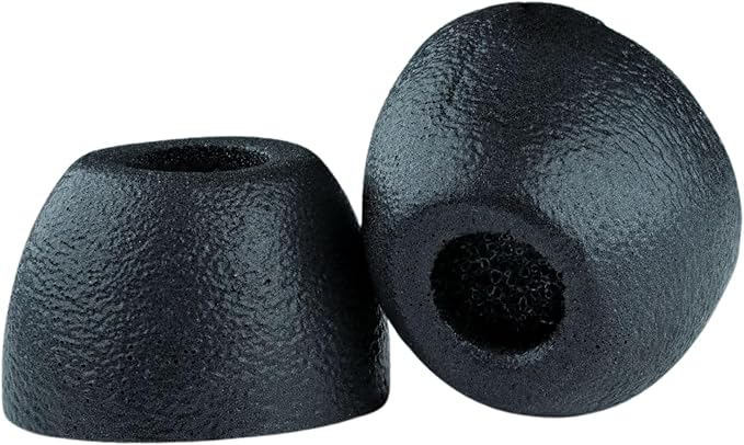 Comply 100 Core Series Memory Foam Replacement IEM Ear Tips, Black