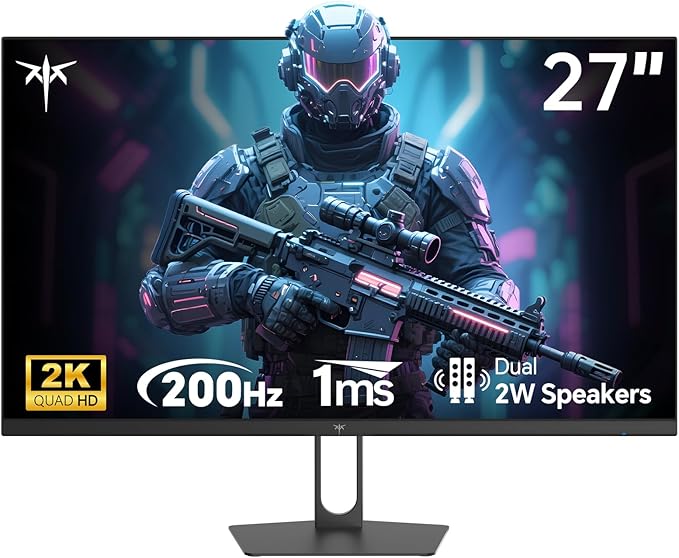KTC 24.5 Inch 300Hz Gaming Monitor, 240Hz 1080P Monitor Fast IPS, H25Y7