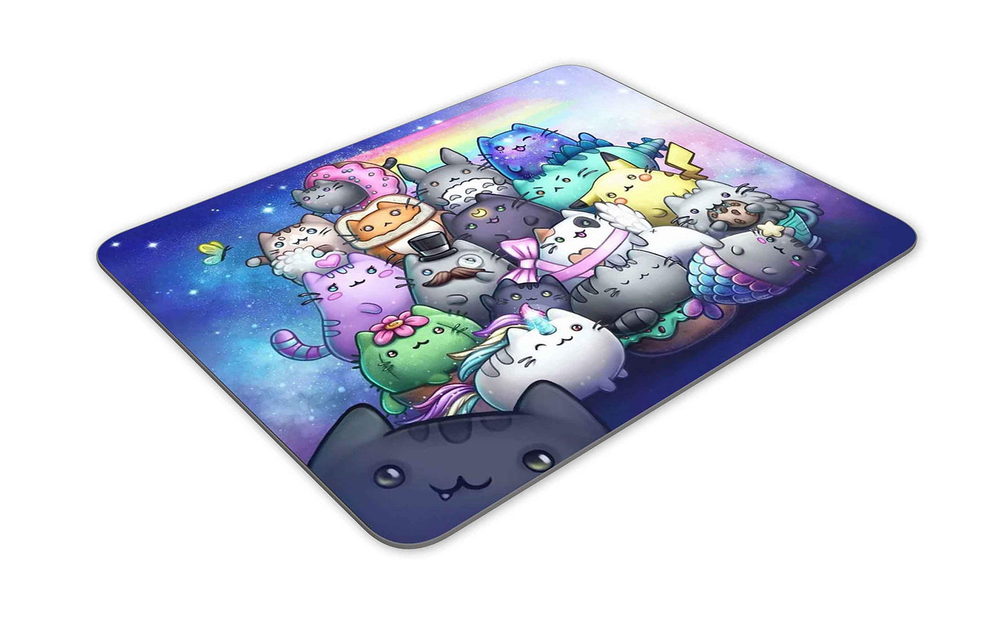 Cute Watercolor Animals Gaming Rectangle Mouse Pad Size(9.84"x7.87")