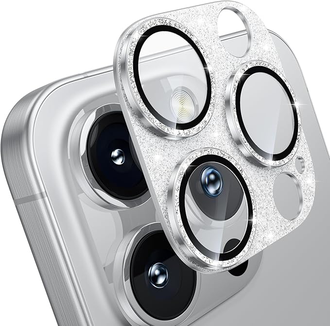 WSKEN for iPhone 16 Pro/iPhone 16 Pro Max Camera Lens Protector - Matte