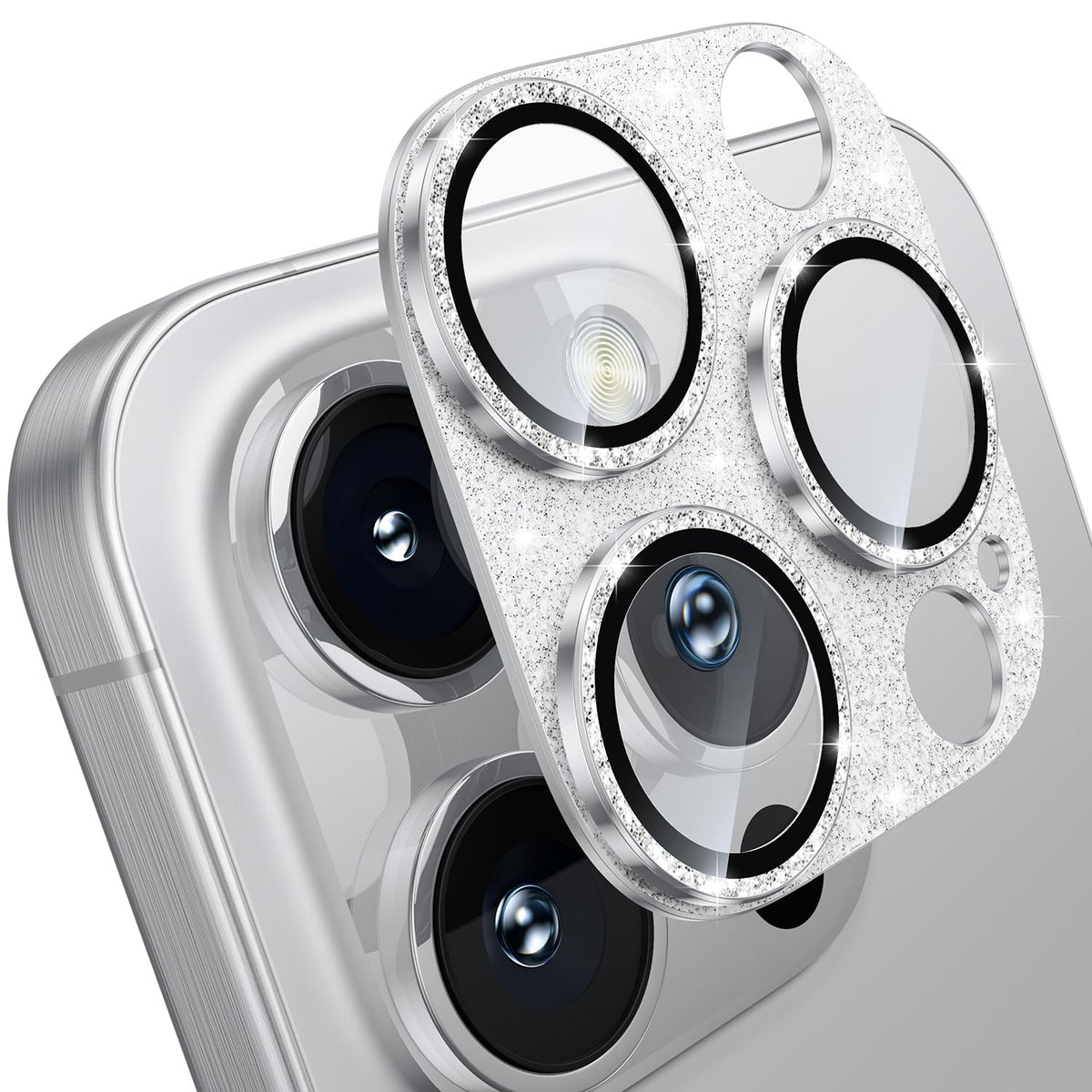 WSKEN for iPhone 16 Pro/iPhone 16 Pro Max Camera Lens Protector - Matte