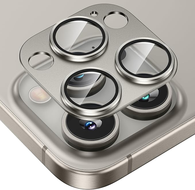Tensea for iPhone 16 Pro Max/16 Pro/14 Pro Max/14 Pro Camera Lens Protector
