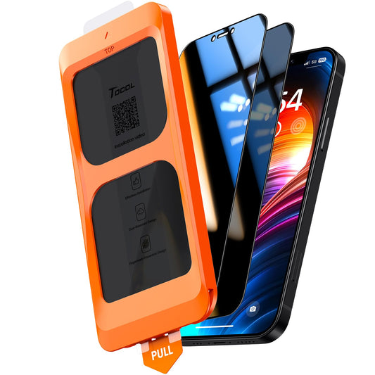 TOCOL for iPhone 16 Pro Privacy Screen Protector