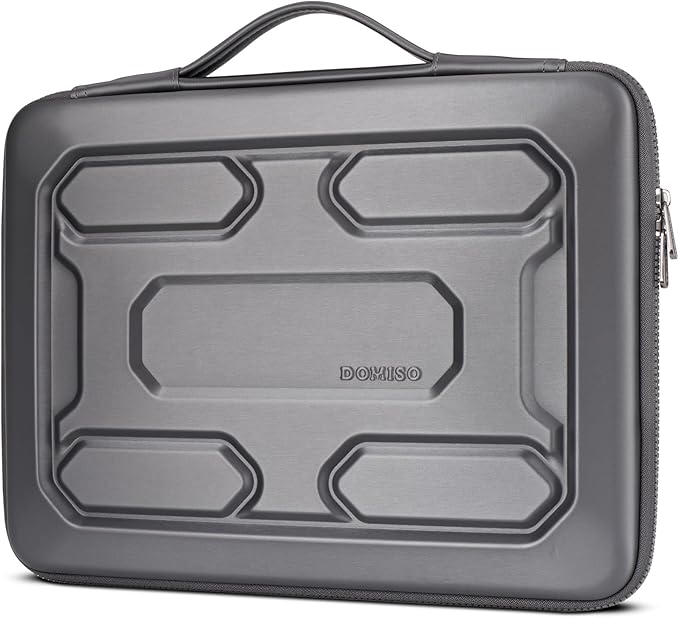 DOMISO 17 inch Laptop Sleeve with Handle Shockproof Waterproof EVA Protective Case for 17.3" ZBook Fury 17.3 G8/MSI GS73VR Stealth Pro/HP Envy 17/LG Gram 17"/ROG Strix GL702VS