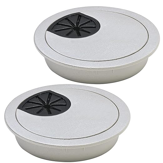 BOPOREAE 4 Pcs Desk Grommet 2" (50 mm), Desk Cord Hole Cover