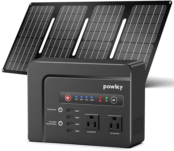 Portable Power Station 200W, Rechargeable Battery Powered with AC Outlet