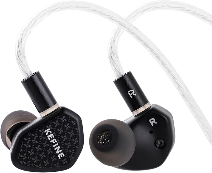 Linsoul Kefine Klean 10mm DLC Diaphragm Dynamic Driver in Ear Monitor, 2Pin