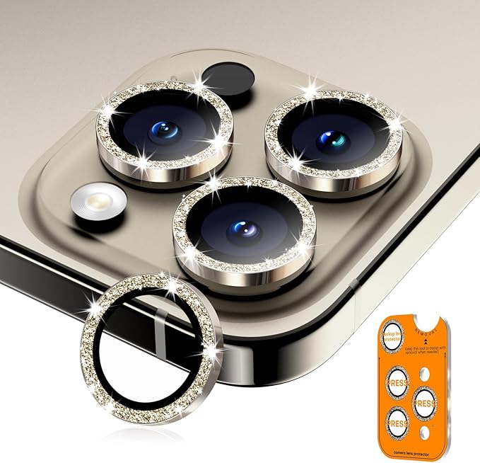 Wumigoo Camera Lens Protector for iPhone 16 Pro Max/16 Pro- Natural