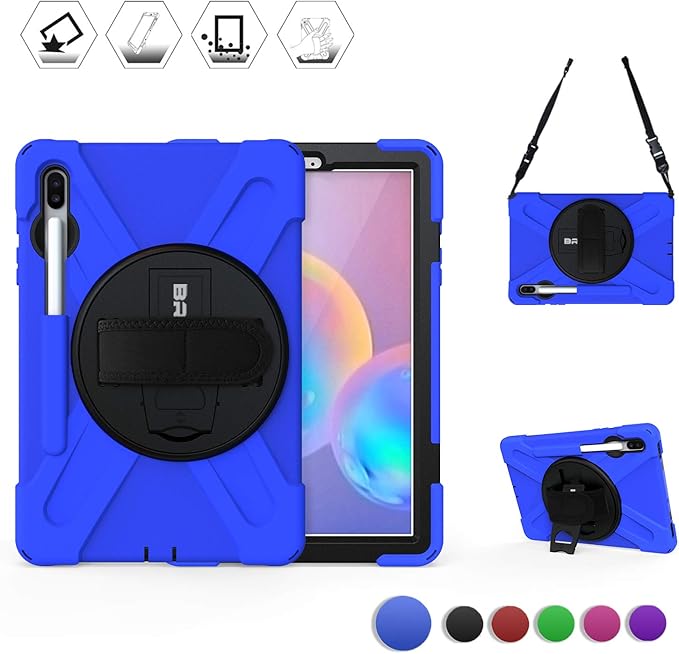 BRAECN Case for Galaxy Tab S6: 10.5" 2019 Samsung SM-T860/T865/T867 Blue
