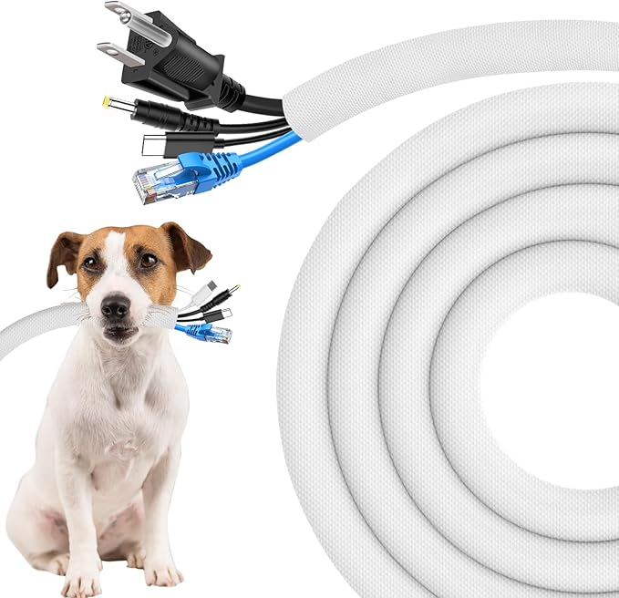 Secbolt Cord Protectors from Pets No Chew, 25FT - 3/8 Inch