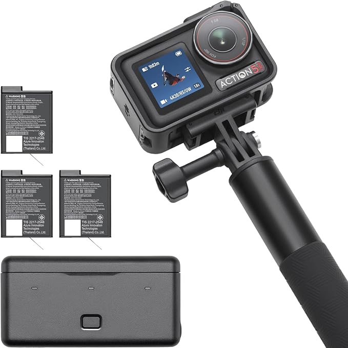 DJI Osmo Action 5 Pro Standard Combo, Waterproof Action Camera