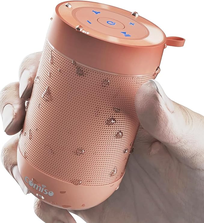 comiso Bluetooth Speaker, Portable Speaker Support TF Card, IP65 Waterproof