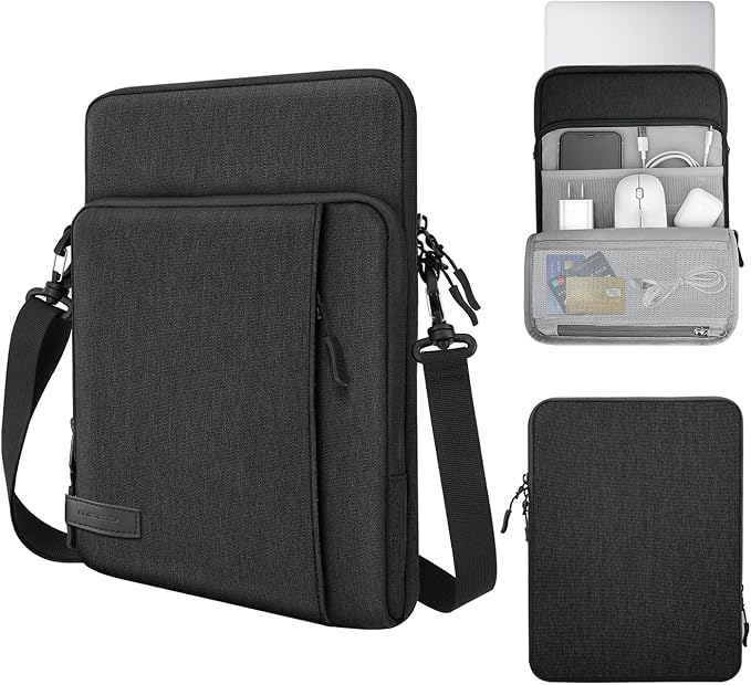 MoKo 10-13 Inch Tablet Sleeve Bag Carrying Case with Multiple Pockets