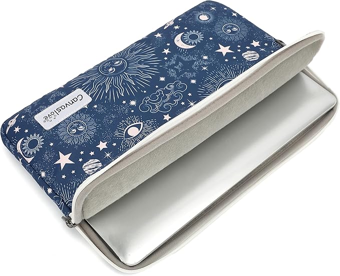 Canvaslove Laptop Sleeve Case Cover with Pocket for MacBook Pro 14 inch and 14 inch-14.4 inch HP, Lenovo, Dell, ASUS, Acer Notebook Computer(Sol De Mayo)