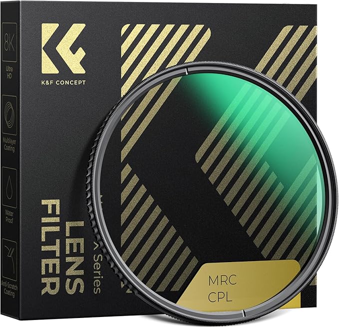 K&F CONCEPT 105mm Circular Polarizer Lens Filter with 28 Multi-Layer Coated