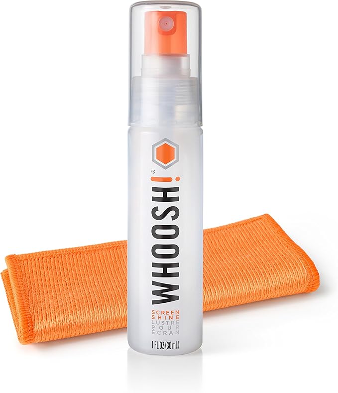 WHOOSH! Screen Shine Go – Refillable Screen Cleaner Kit, Set of 2