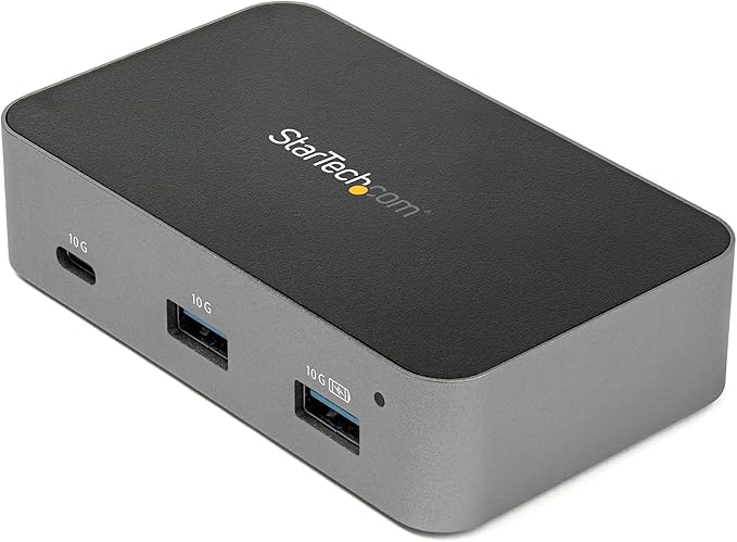 StarTech 4-Port USB-C Hub with 3x USB-A and 1x USB-C, TAA (HB31C3A1CS)