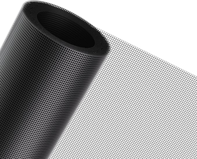 MAGZO Heavy-Duty Window Screen Mesh, Screen Replacement for Windows & Doors
