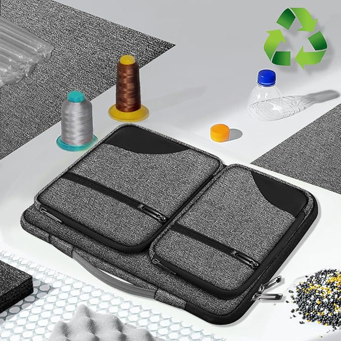 Hseok Laptop Sleeve 15 15.6 16 inches Case Protective PC Briefcase for Commuting and Business trip,BJP-Dark