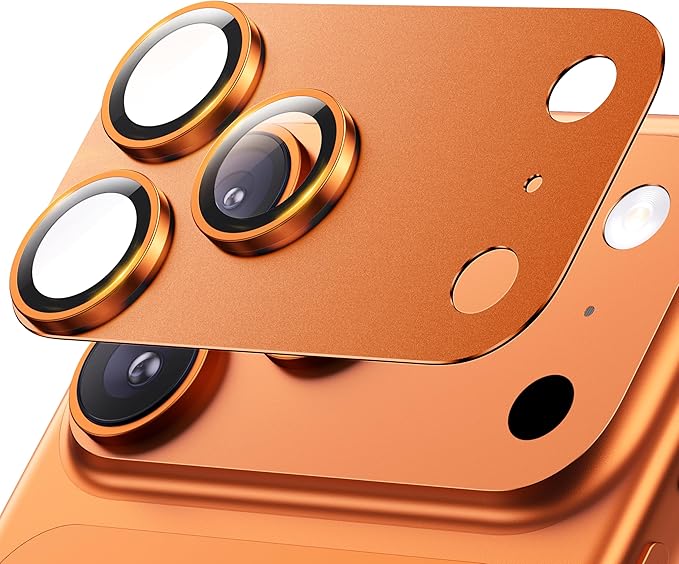 Hoerrye for iPhone 17 Pro Max Camera Lens Protector - 12FT Shatterproof