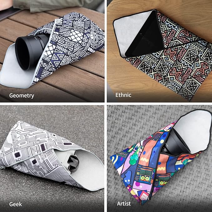 PGYTECH Protective Wrap, Anti-scratch Lens Wrap, Lens Protector, Magic Self-Adhesive Cloth Protective Wrapper for DSLR/Camera/Phone/Accessories