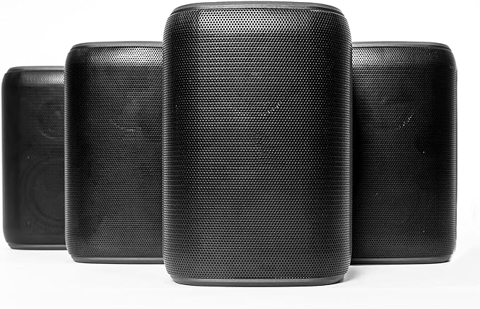 Rocksteady Stadium 2 Bluetooth Speakers – 2-Speaker Bundle | True Stereo, Wirelessly Linked | Expandable Multi-Room System | Up to 30-Hr Battery | 150 ft Range | No WiFi Needed