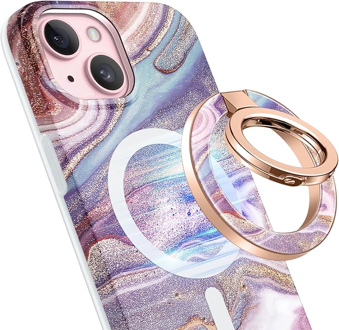 GVIEWIN Magnetic Phone Ring Holder, Compatible with MagSafe Phone Grip