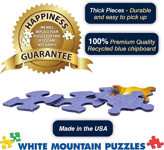 White Mountain Puzzles I Love New England - 1000 Piece Jigsaw Puzzle