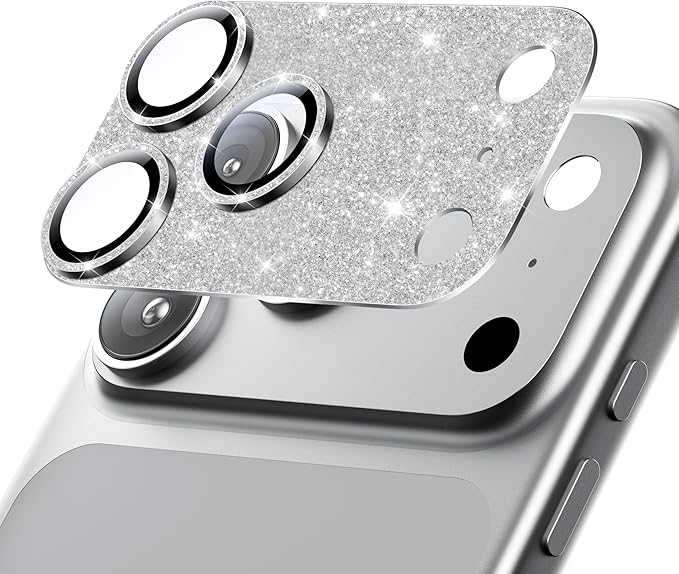 Hoerrye for iPhone 17 Pro Camera Lens Protector - 12FT Shatterproof