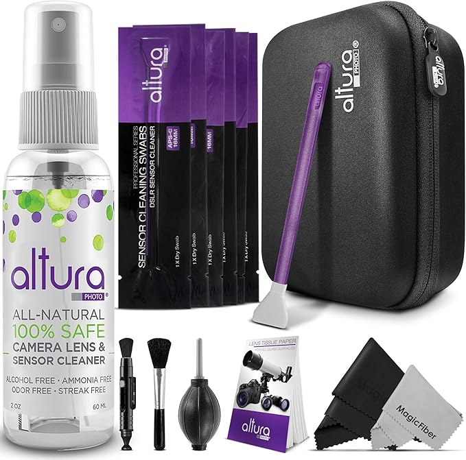 Altura Photo Camera Cleaning Kit, Full Frame Sensor Cleaner DSLR Mirrorless