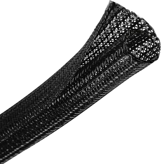 CrocSee Cable Management Sleeve, Split Design, 10FT - 3/4 Inch