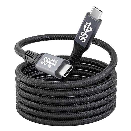 HOTUTUKI usbc to USB c 3.1,USB-c 10gbps Data Transfer Video 4K Monitor Cable 100W High Speed Data Transfer Fast Charging Cord Compatible with Monitor 3.3FT(1m)