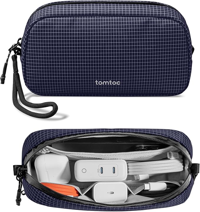 tomtoc Electronics Organizer Travel Case Performance, Cable Tech Pouch