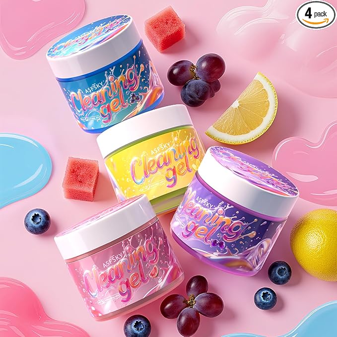 ASFSKY Car Cleaning Gel Cleaning Putty Universal Cleaning Gel Watermelon
